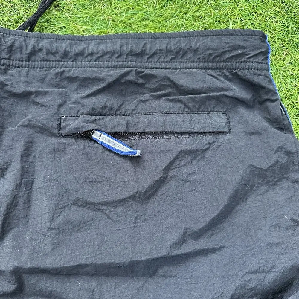 Vintage Y2K Old Navy Board Shorts Mens Large Black‎ Mesh Lined Retro Surf Swim
